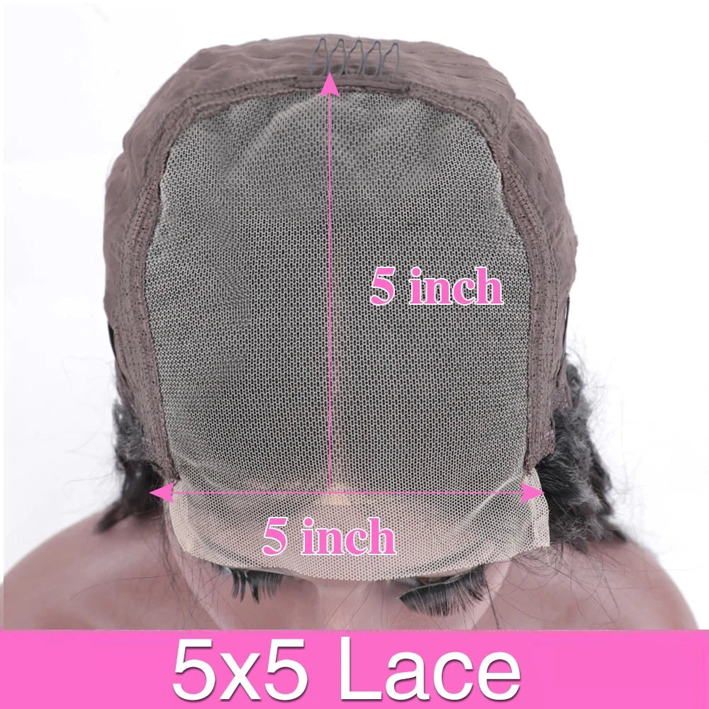 Halo Beauty Deep Wave HD Lace Frontal Wig