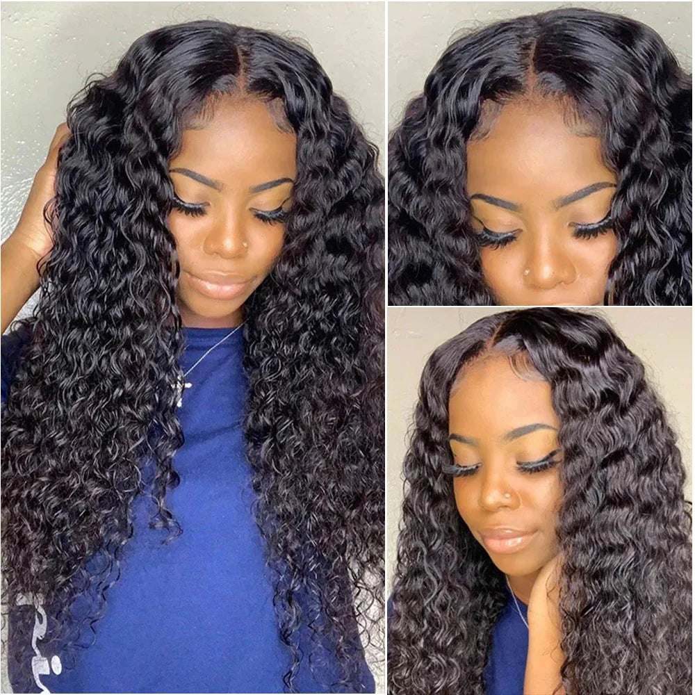 Halo Beauty Deep Wave HD Lace Frontal Wig