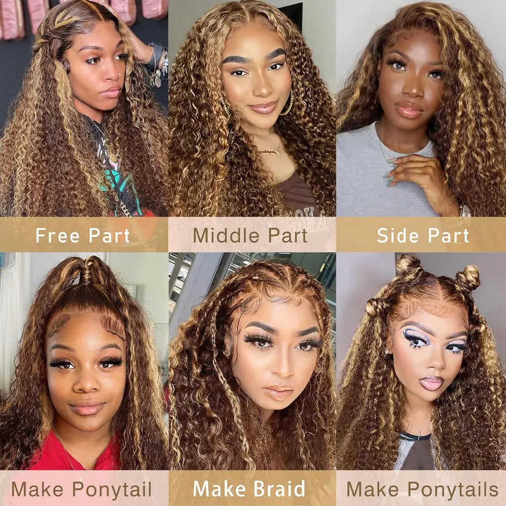 Halo Highlight Goddess Wig